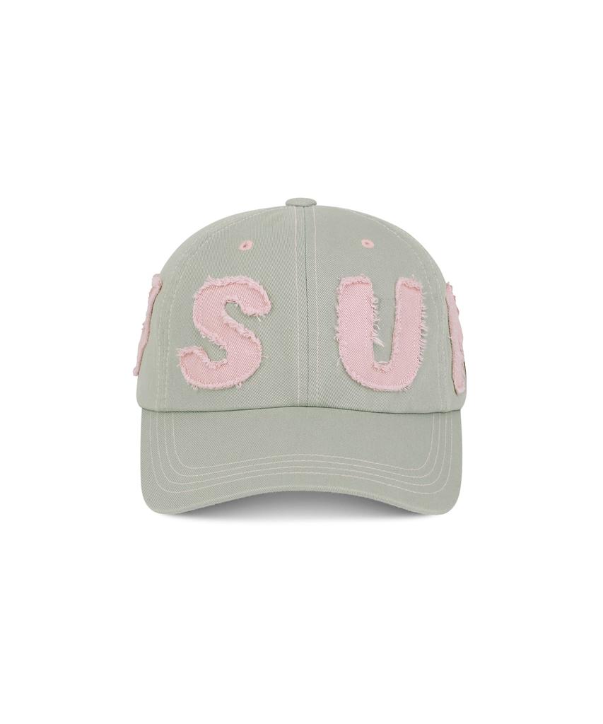 Sseonleobeutueo Cut Off Capital Cap Gray/Pink
