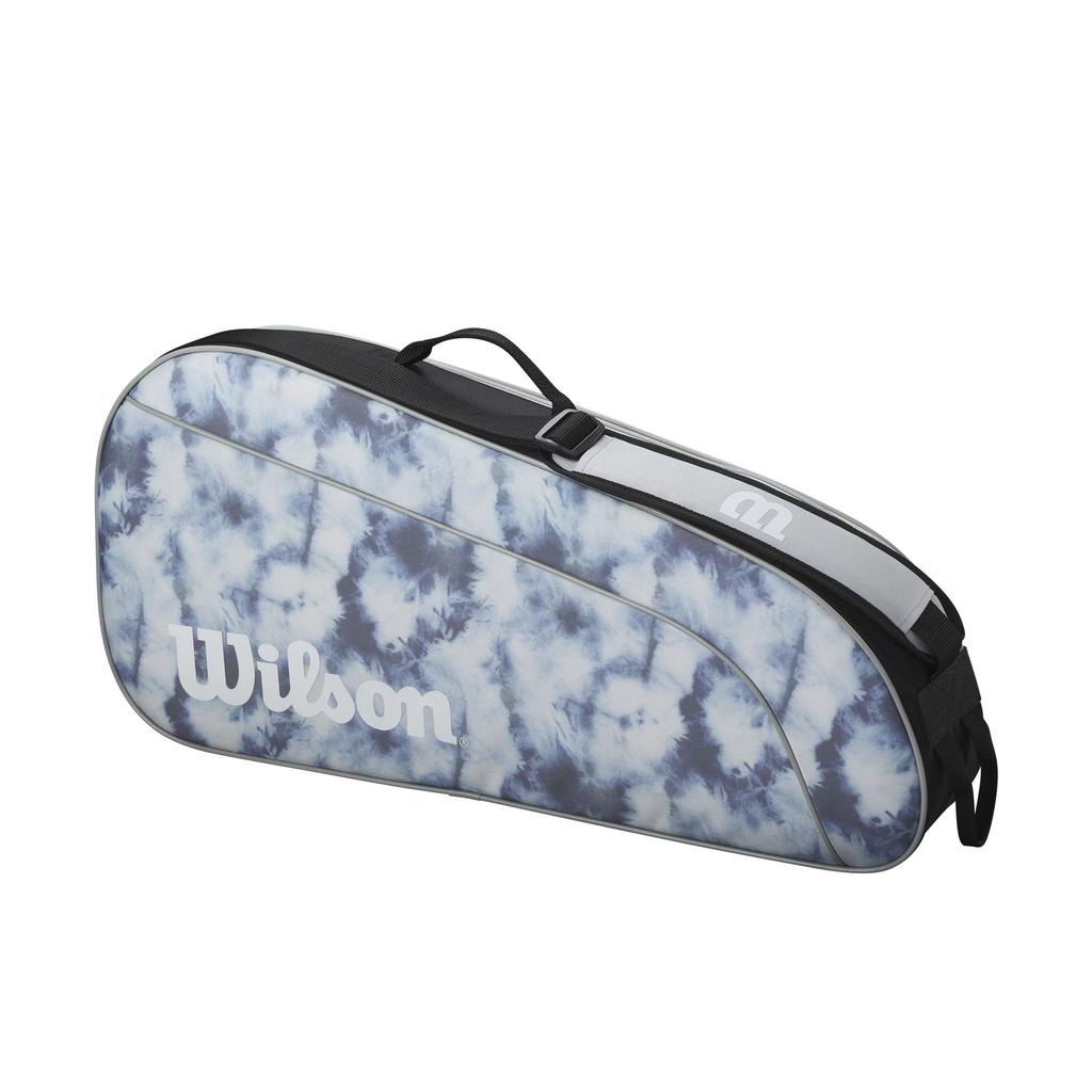 WILSON Junior Tennis Racket Bag - Holds up to 3 racquets, GrayBlue