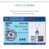 BAMOER 925 Sterling Silver Mermaid Fishtail Pendant Necklace Colorful Fish Scales Neck Chain for Women Fine Jewelry Gift