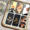 Anime H-Haikyuu Hinata Shoyo Handyhülle Für Samsung Galaxy A73,A72,A71,A70,A52,A51 Andere Weiche Schwarze Hülle