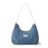 Fabric Hobo Bag, One Shoulder Handbag Women's Light Blue/Dark Blue LE250110M