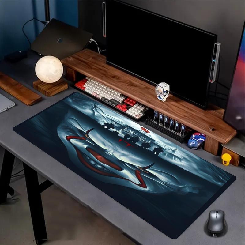 Pennywise Print Mouse Pad, Anti‑Slip Desktop keyboard Mat, for PC Laptop Gaming Working Daily Use, Cool Festival Birthday Gift