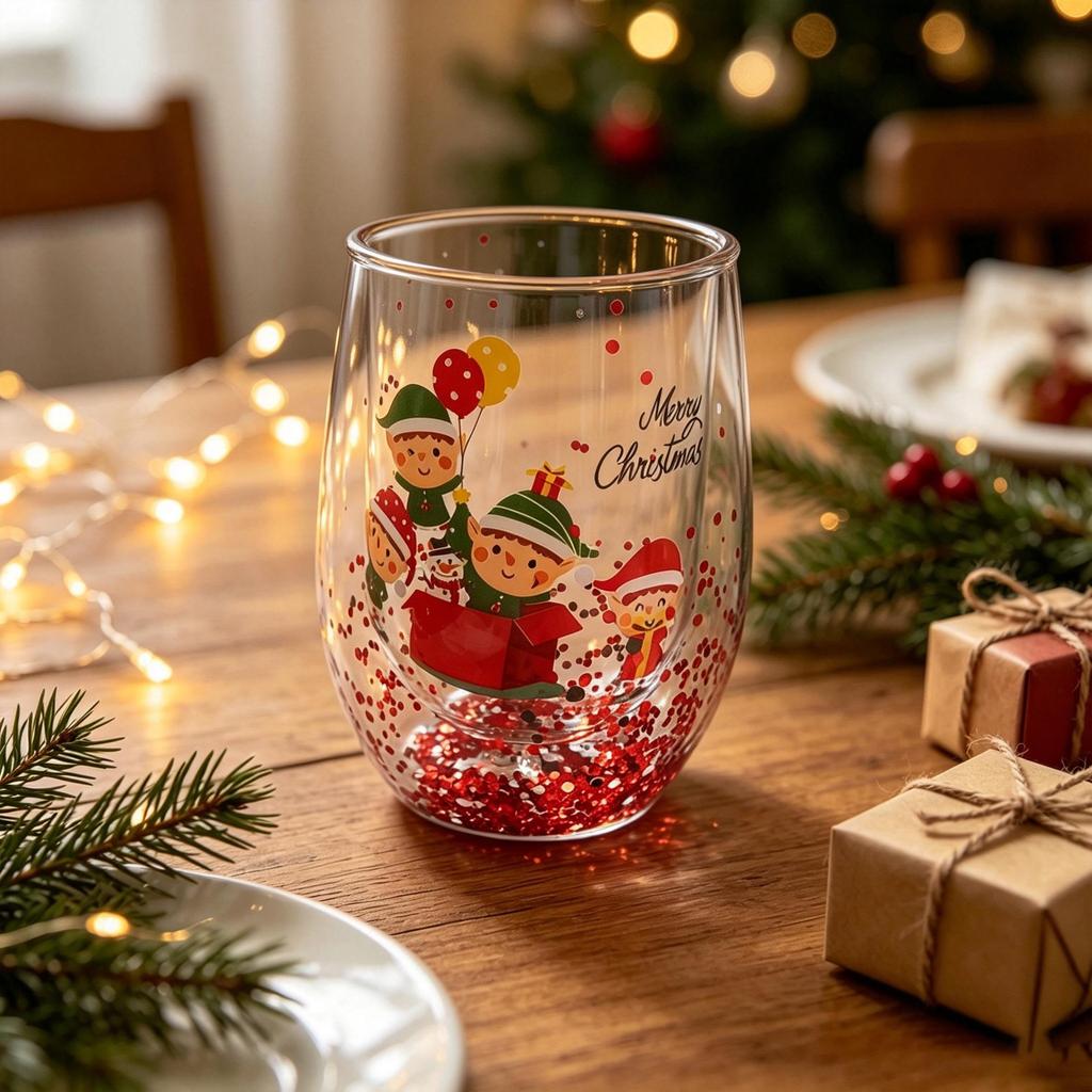 Starry Sky Heat-Resistant Double-Layered Glass Cup