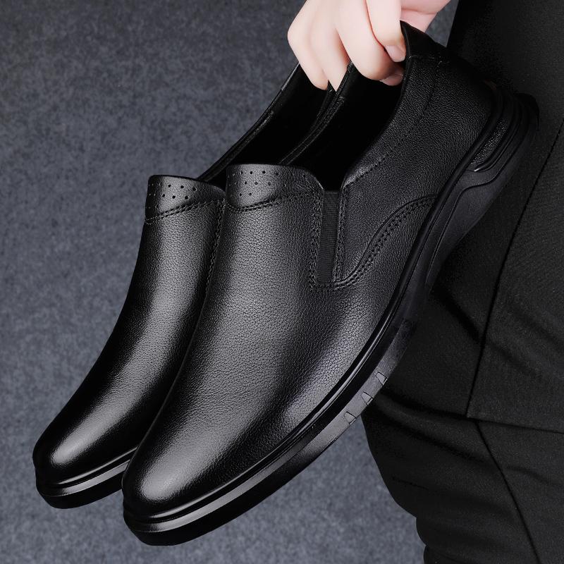 Fashion Luxury Brand Genuine Leather Men Loafers Fashion Male Slip on Casual Footwear Leisure Walk Business Shoes Outdoor Driving Shoes