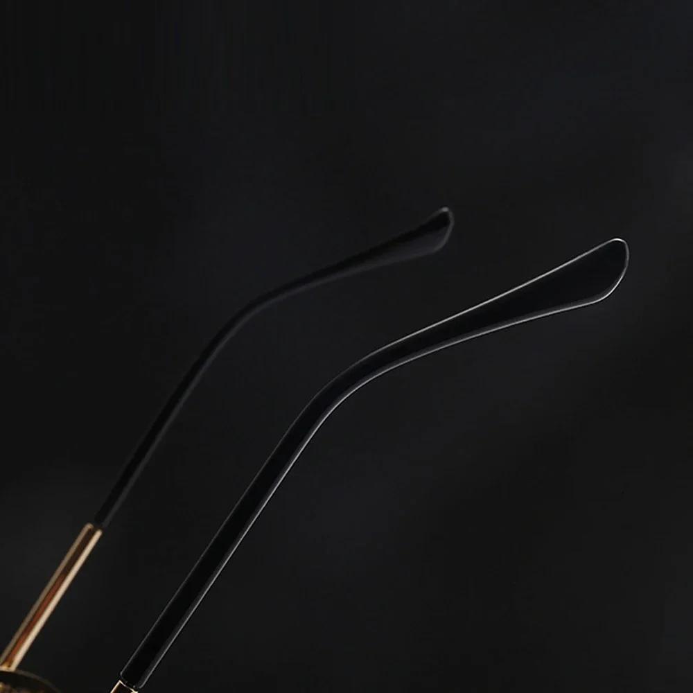 Retro Gothic Steampunk Round Metal Frame Sunglasses Luxury Designer Shields Lens for Men Women Sun Glasses Gafas de Sol