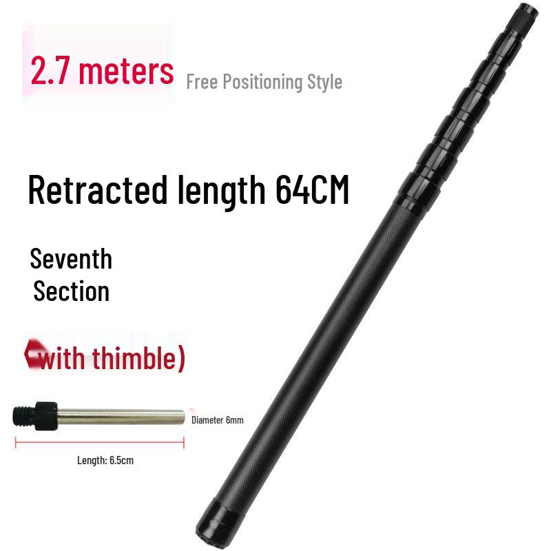 Manulife 3M Carbon Sky Canopy Portable Telescopic Fishing Net Pole