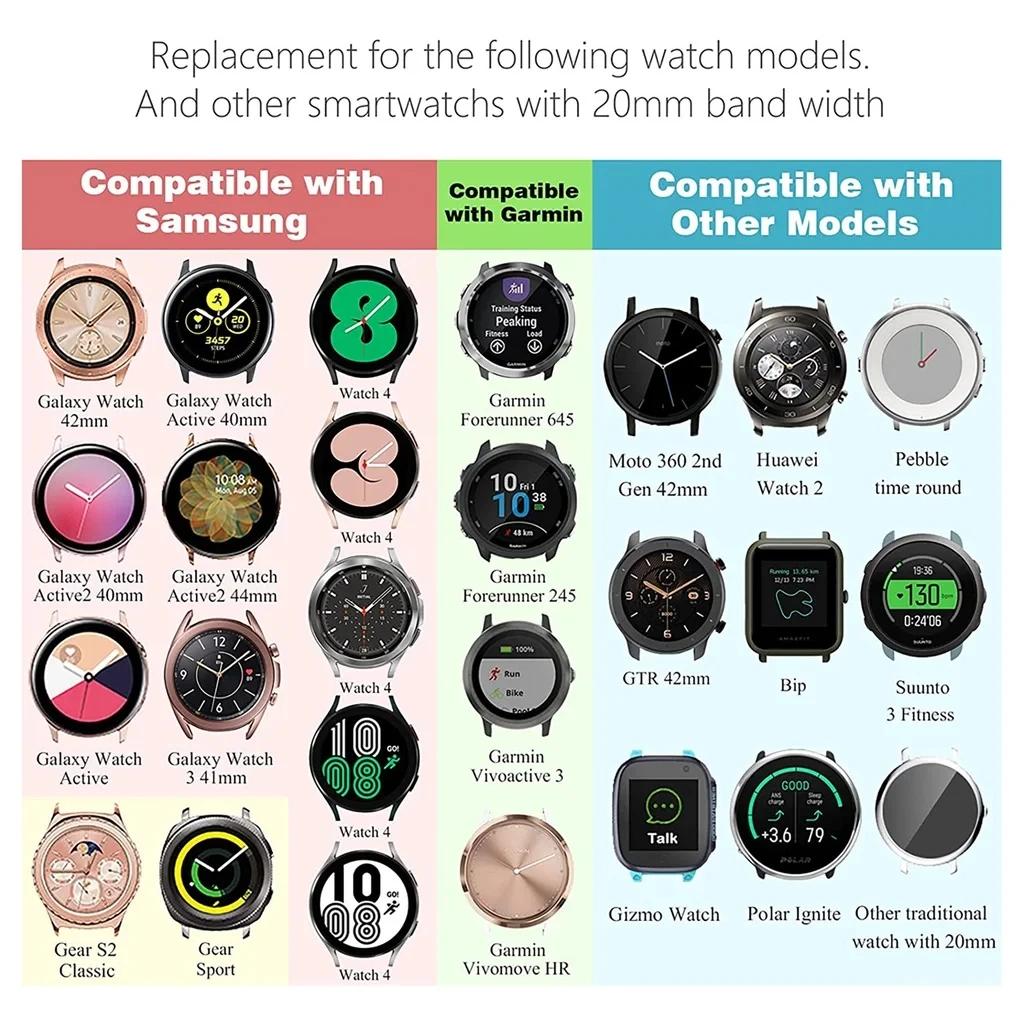 Nylonband 20 mm 22 mm für Samsung Galaxy Watch 5 Pro Armband für Galaxy Watch 6 5 40 44 mm Uhr 6 43 47 mm Ersatzarmband