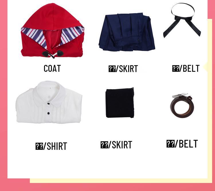 Inoseri Nina Crying Girl Band Cosplay Costume for Halloween