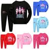 Kpop Demon Hunters Girl Short Sleeve Shorts Matching Pajamas Kids Sleepwear Teen
