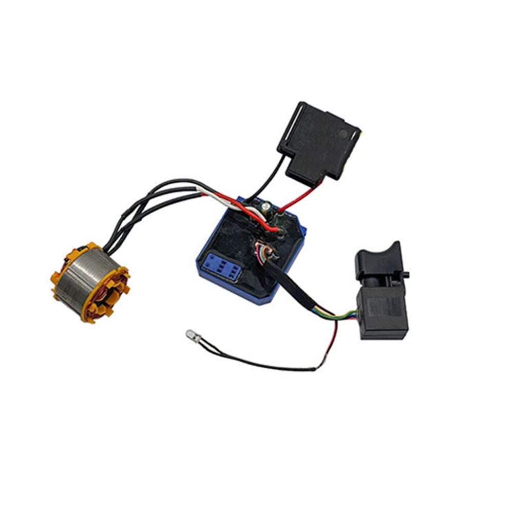 Motor Assembly Control Board for 21V Brushless Electric Wrench with Integrated 3820 Motor Control for Precise Speed Management