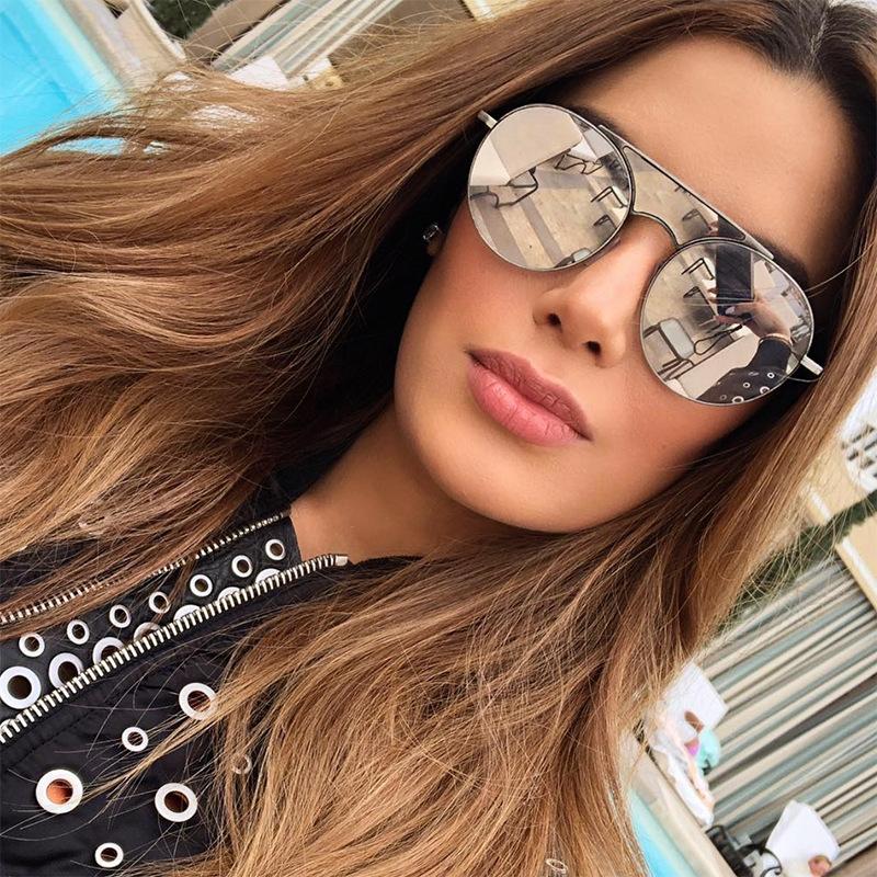 

Vintage Steampunk Sunglasses Ladies Shades Round Frame Sunglasses Men Trendy Outdoor Glasses