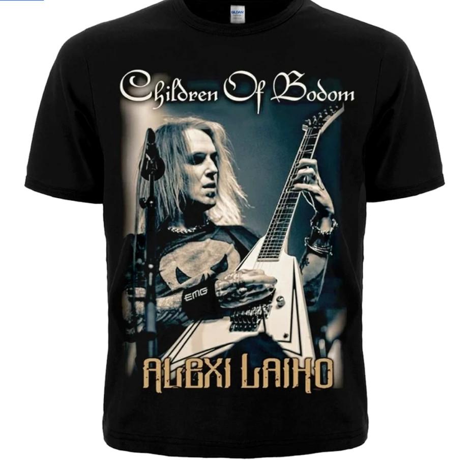 

Vintage Alexi Laiho Signed For Fans Cotton Black Full Size Unisex Shirt Unisex T-Shirt XXXXL