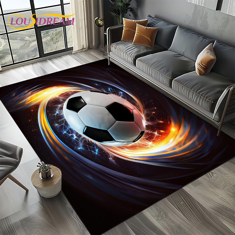 27 סגנונות שטיח דשא כדורגל כדורגל ספורט לסלון חדר שינה בית קישוט ספה, שטיח אזור לילדים משטח רצפה מונע החלקה