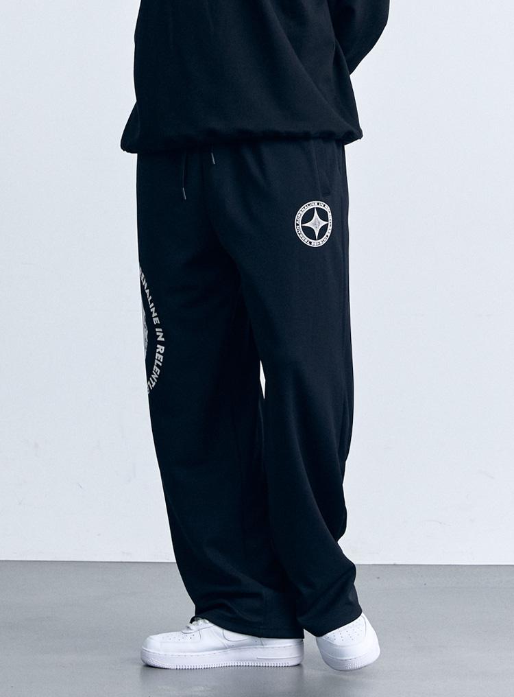 AIRIT Backcronim Wide Pants Am9099 Bk