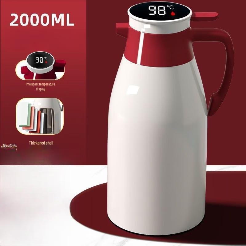 MDNG 2.0L Digital Display Glass Thermos