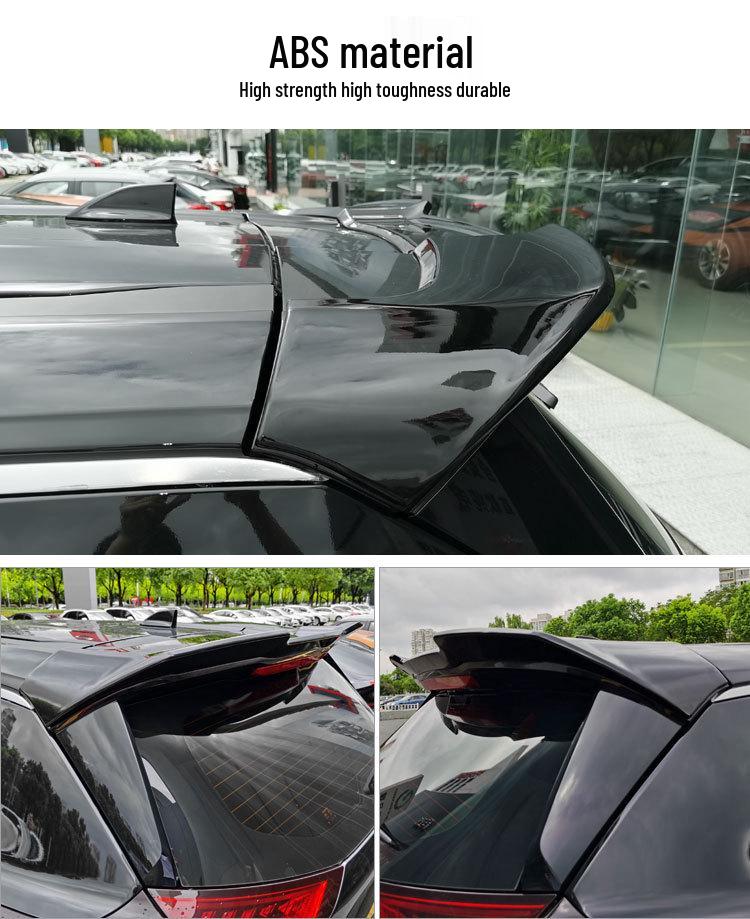 New 2022 Nissan X-Trail Rear Roof Spoiler: Modified Car Tail Wing Trim Accessory