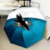 San-Jose Sharks Hockey Umbrella Folding umbrella, automatic umbrella 8-Frame for Travel, camping Use Gift for Halloween Christmas