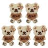 For Clothes Cute Cartoon Bear Animal Clothes Decoration Badge Embroidery Stickers Appliques Patch