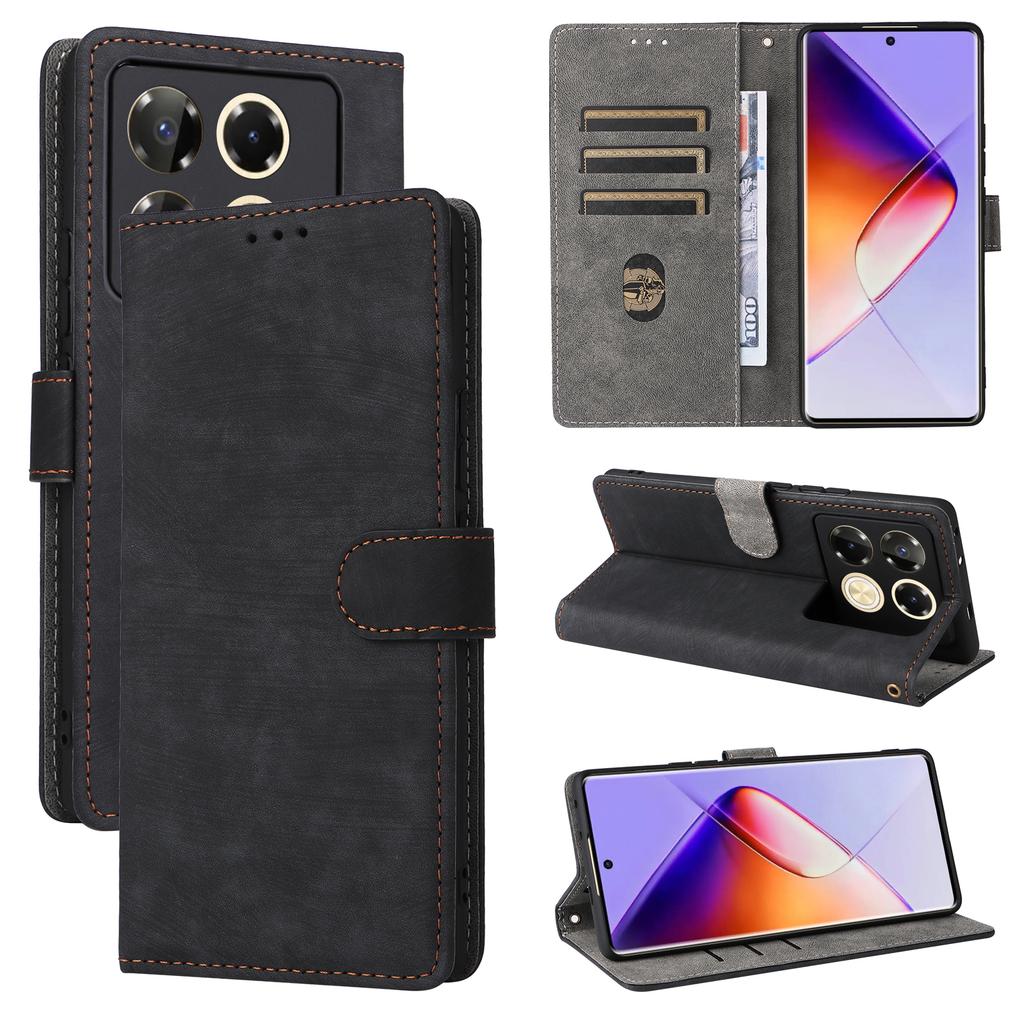 For Infinix Note 40 Pro 4G X6850 Wallet Case RFID Blocking Stand PU Leather Phone Cover