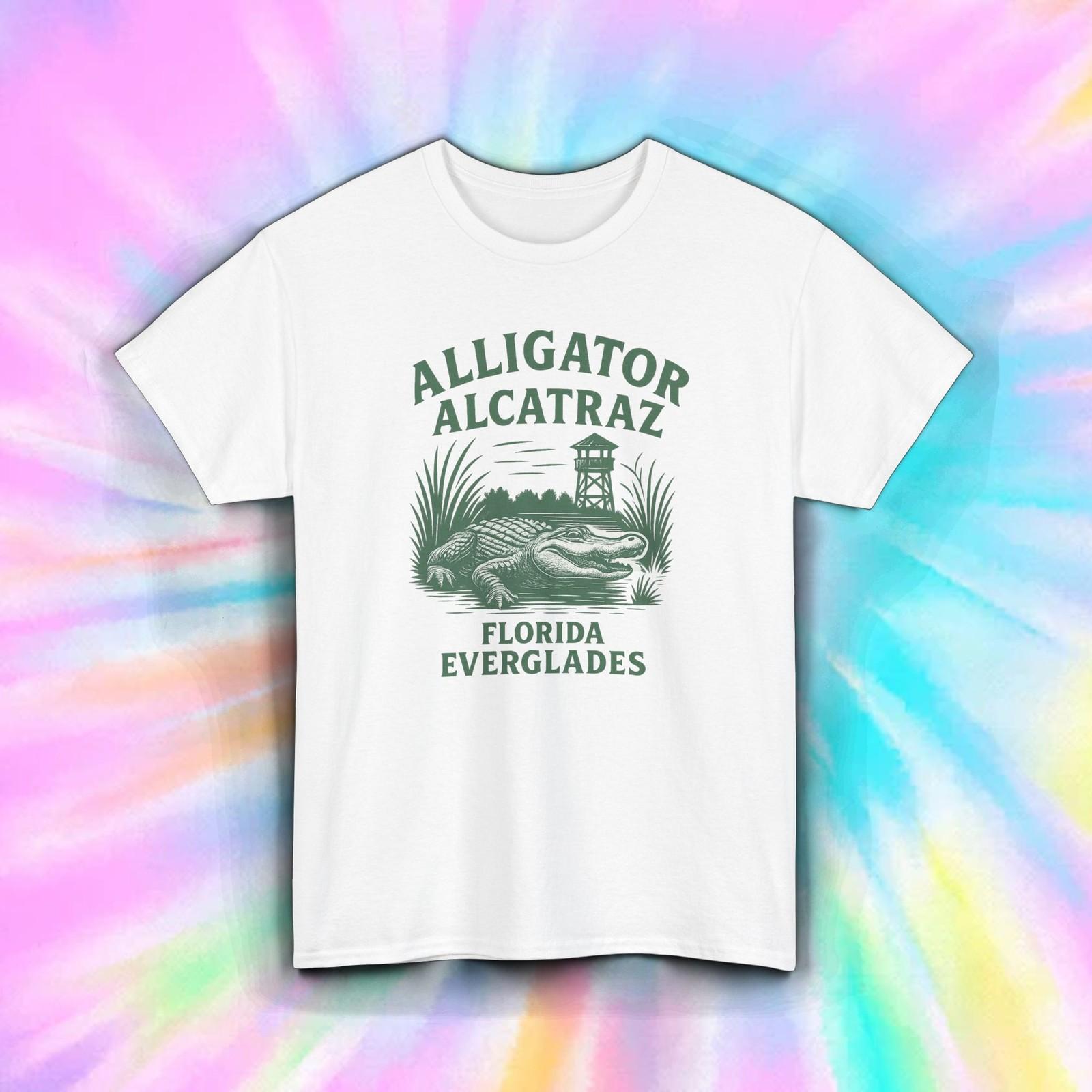 Alligator Alcatraz Shirt Florida Everglades Funny Swamp Prison Gator Tee S-5XL XXXXL