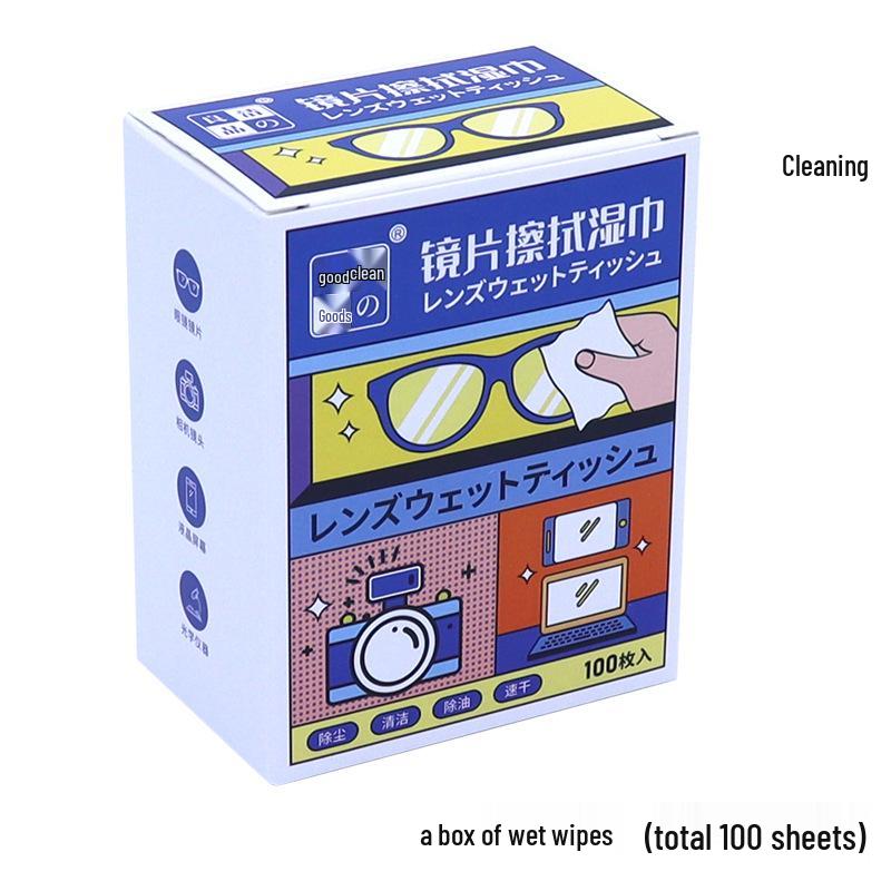 

Салфетки для чистки очков и линз мобильных устройств - Одноразовые, Удаление пыли и масла