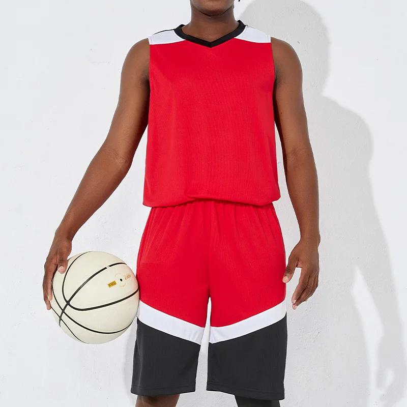2pcs Set Men Basketball Football Jerseys Fitness Running Sport Clothes Jogging Marathon Athletic Training Plus Size Sportswear