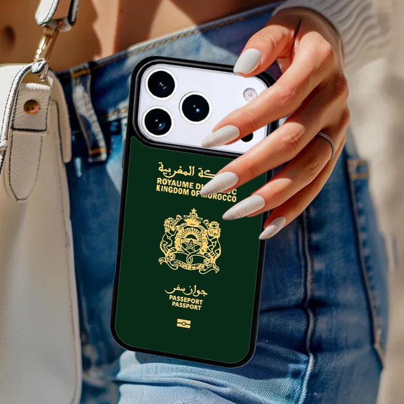 Maroc Morocco Flag Phone Case For iPhone 17 Air 14 15 13 12 Max Cover For Apple 16e 11 Pro Max Plus Coque