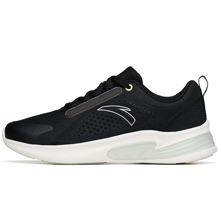 Anta Running Collection Cushioning Slip Resistant Abrasion Resistant Low Top Running Shoes Men's Black 112225522-6