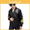 Childrens Kids Jacket Clothing Leather Spring Autumn And Winter Boys Stand Collar Motorcycle Jacket