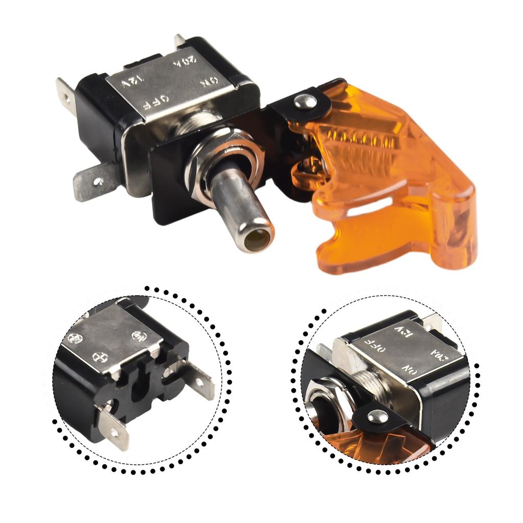 ASW07D Toggle Switch LED Light for Various Electrical Equipment 12V24V 20A