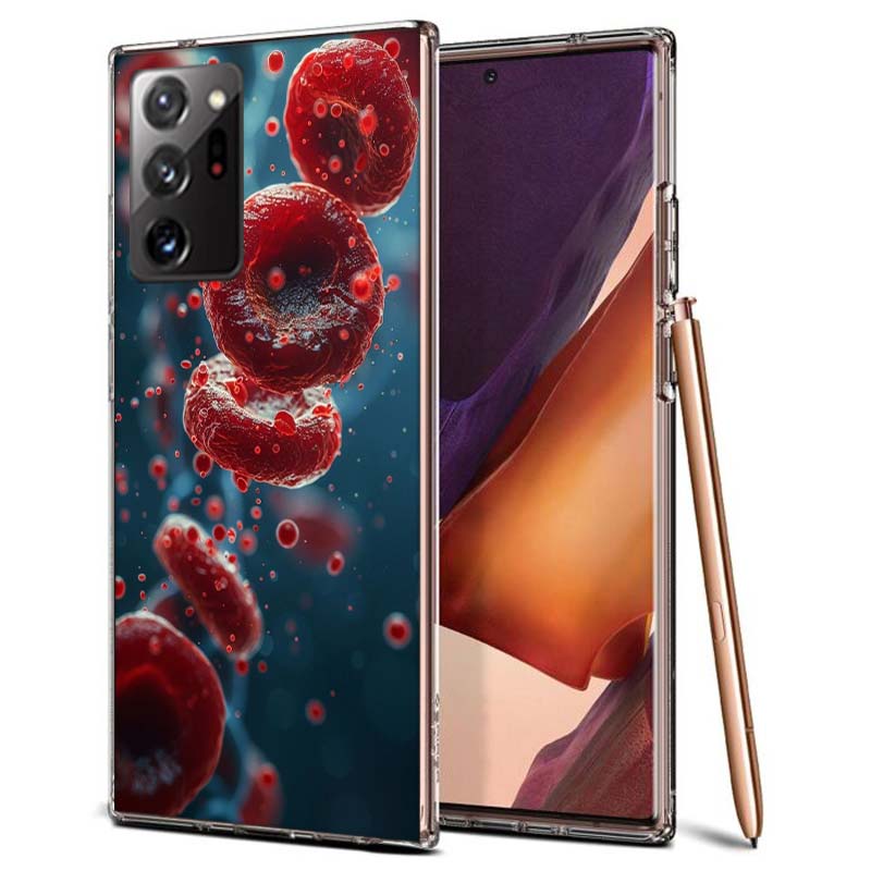 Blood Platelets Under Microscope Phone Case for Samsung A55 A35 A25 A15 A07 A05S A16 A17 A26 A36 A37 A56 A57 Galaxy Note 20 10 A