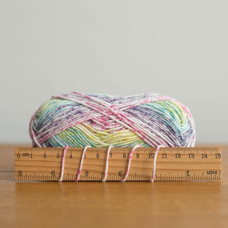 40g/Roll Silk Thread Bag Doll Gradient Color Handmade Woven Duan Dyed Yarn Soft Crocheting DIY Crafting For Sweater Hat Scarf