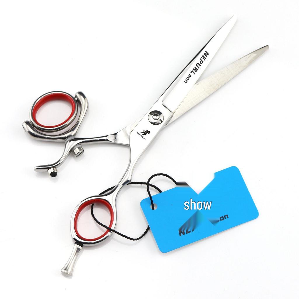 Naipusen 720° Rotating Hairdressing Scissors Set - Straight, Thinning & Bang Shears