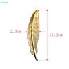 Metal Feather Bookmarks,2Pcs Vintage Hollow Feather Shaped Book Markers,Elegant Reading Gift for Book Lovers,Students,Teachers