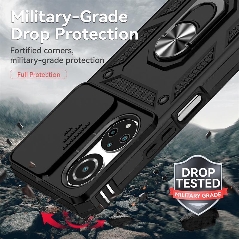 For Honor X7 2022 Case Magnetic Holder Ring Shockproof Armor Phone Cover For Honar Honer X7 X 7 HonorX7 4G Lens Protector Cover