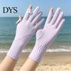 Sun Protection Gloves for Driving UV Cooling Gloves, Full Finger Anti Slip Elastic Palm, Ultra Thin Summer Cycling Hiking Fishing UPF50