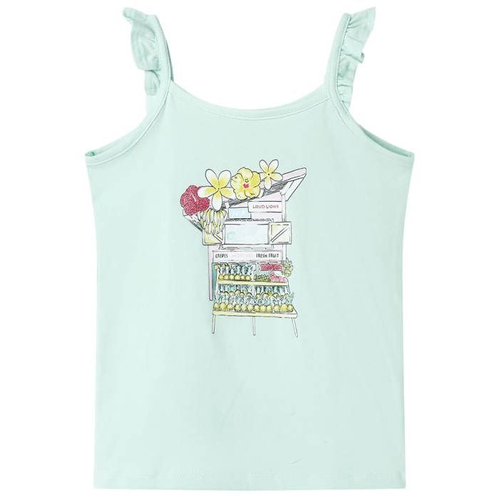 Children's Tank Top Light Mint 5 Sizes Available
