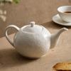 Weiße Porzellan Teekanne Restaurant Longjing Pu'er Teezubereiter Kreatives Keramik Kung Fu Teeset Heim Teezeremonie Zubehör