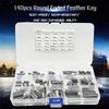 140pcs Carbon Steel Square Parallel Keys 3-6mm Size Range Round End Flat Keys  Machinery Repair