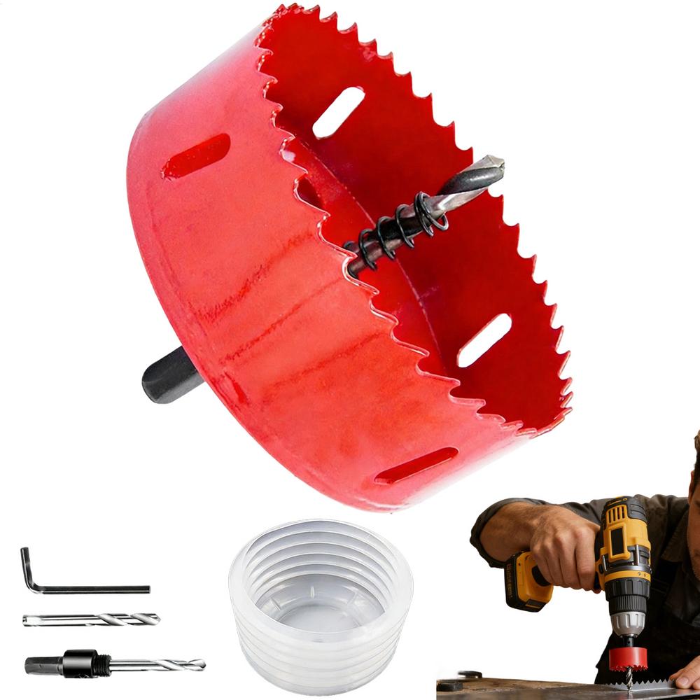 Hole Saw With Dust Collector Hole Drilling Saw Accessories Drill Dust Collector For Home Improvement Woodworking Metalworking