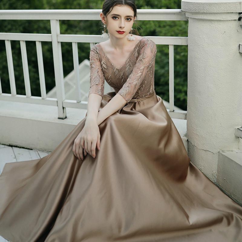 Ceremonial Bridesmaid Dinner Party Host Bride Was Thin Wedding Evening Dress  Skirt Woman  buy at low prices in the Joom online store