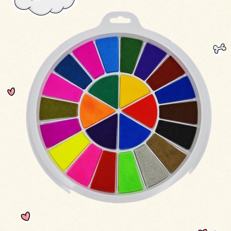 Children's Angel Fingerprint Art Book & Inkpad Painting Set for Toddlers