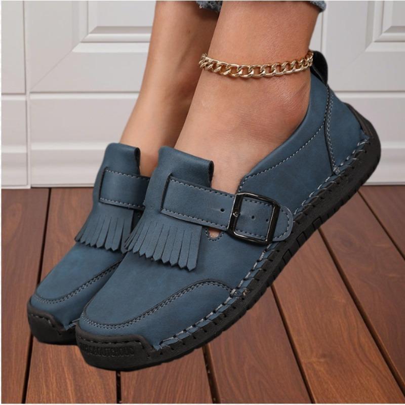 Sneakers for Women Casual Comfortable Lace Up Leather Flat Loafers New Summer Mom Slip on Shoe Mujer  Chaussure Femme 38
