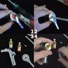 Professional Gold Tap Cartridges with Easy Distinction Designs Bathroom Tap Repair Upgrades for Hot & Cold Water Mixer