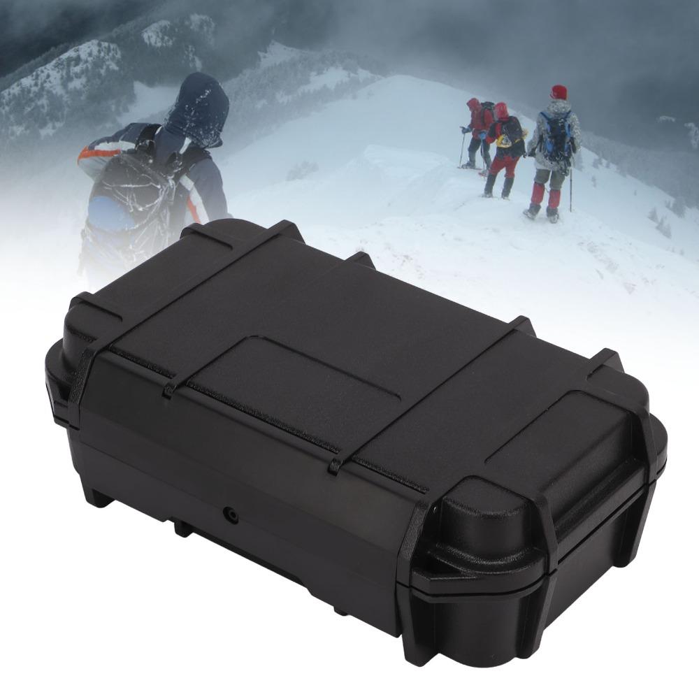 Estuche de Herramientas Impermeable ABS Duradero Resistente al Desgaste Estuche Rígido de Transporte Caja de Herramientas de Almacenamiento de Doble Capa Actividades al Aire Libre