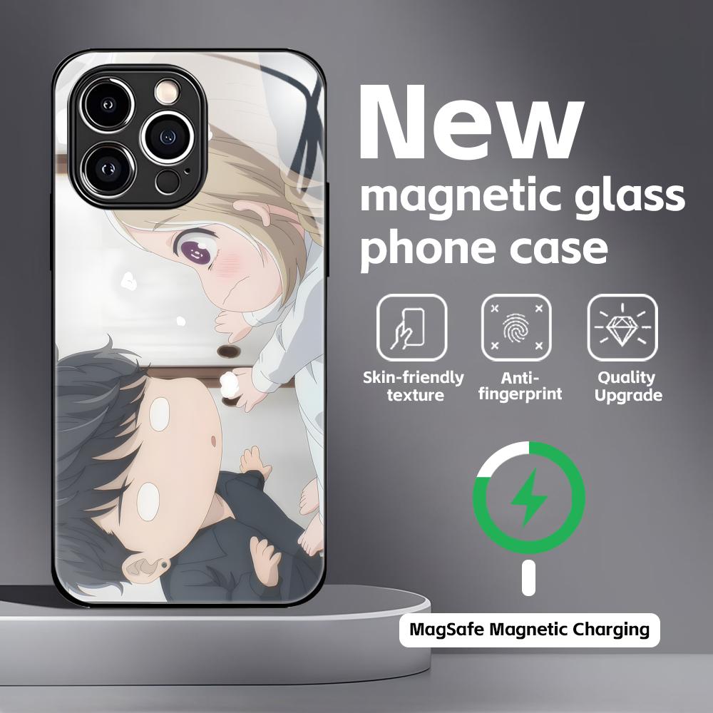 

A Girl & Her Guard Dog Phone Case For iPhone17 16 15 14 13 12 11 X XR XS 8 Plus Mini Pro Max Glass Magnetic Case iPhone 13 Pro Max