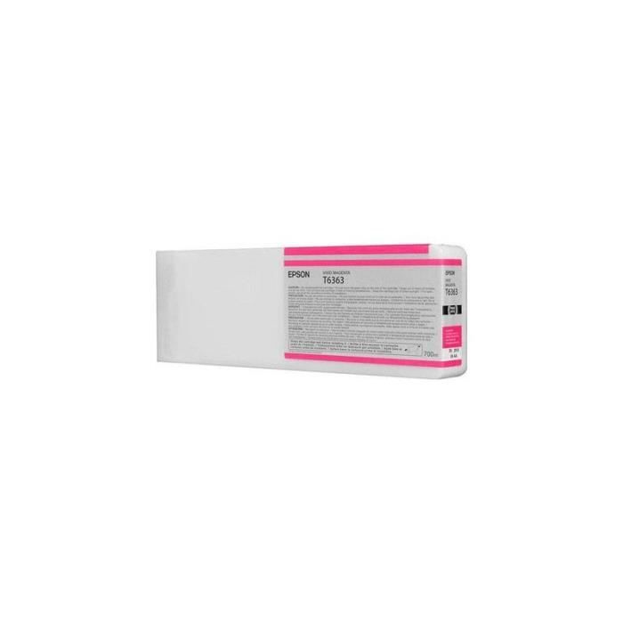EPSON Pack de 1 Cartouche T6363 - Magenta vif - Standard 700ml