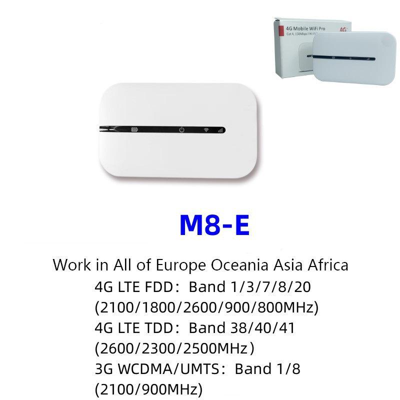 M8 Tri-Network Portable 4G Car WiFi Router with SIM Card Slot