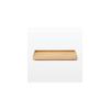 MUJI Stackable Bamboo Rectangular Storage Box with Half Lid, 26cm (W) X 185cm (D) X 25cm (H), Item