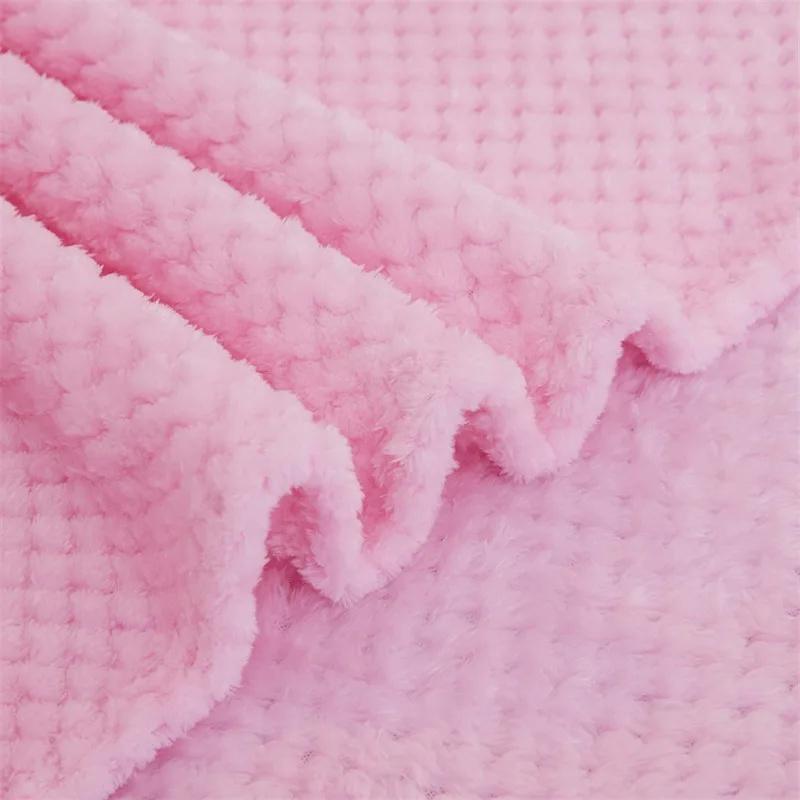 Strip Plush Sofa Towel Knitted Blanket Plaid Sofa Cover Bedside Blankets Living Room Home Decor Throw Blanket Sofa Blanket